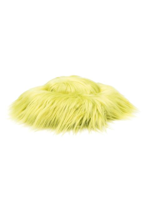 Lime green faux-fur fedora hat Ruslan baginskiy - women RUSLAN BAGINSKIY | Hats | PNM420PHHP420